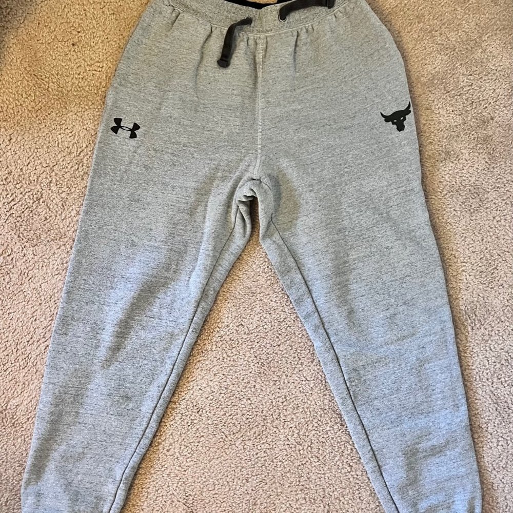 Under Armour Athletic Pants Men's Gray Medium